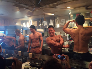 Illustration for article titled Japan's Macho Restaurant Serves Up Real Beefcakes